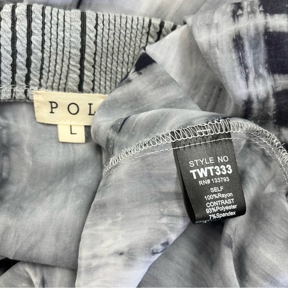 POL Ultra Thin Super Stylish Kimono Sleeve Tie Dye Maxi Duster Size Large - Picture 7 of 9